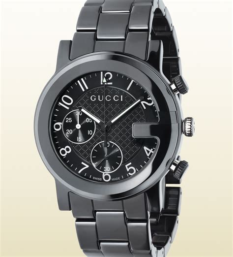 gucci black watches